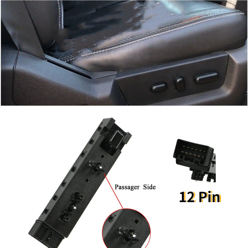 Seat Switch Front Passenger Side Black SW6556 SW7259 For Ford F150 2009-2017