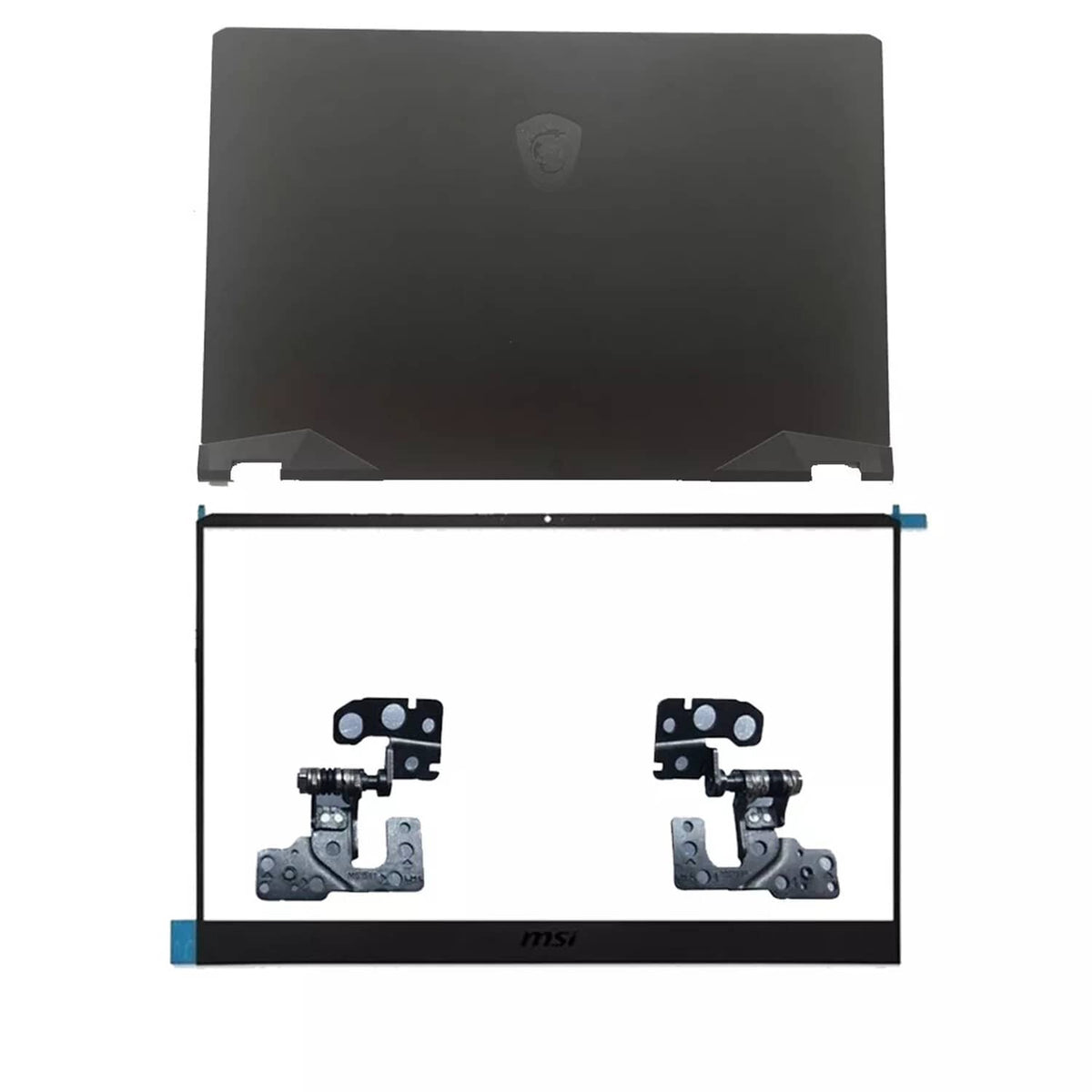 Solid Spare For MSI GE66 Vector GP66 MS-1541 MS-1542 MS-1543 Back Cover+ Bezel Hinges Black