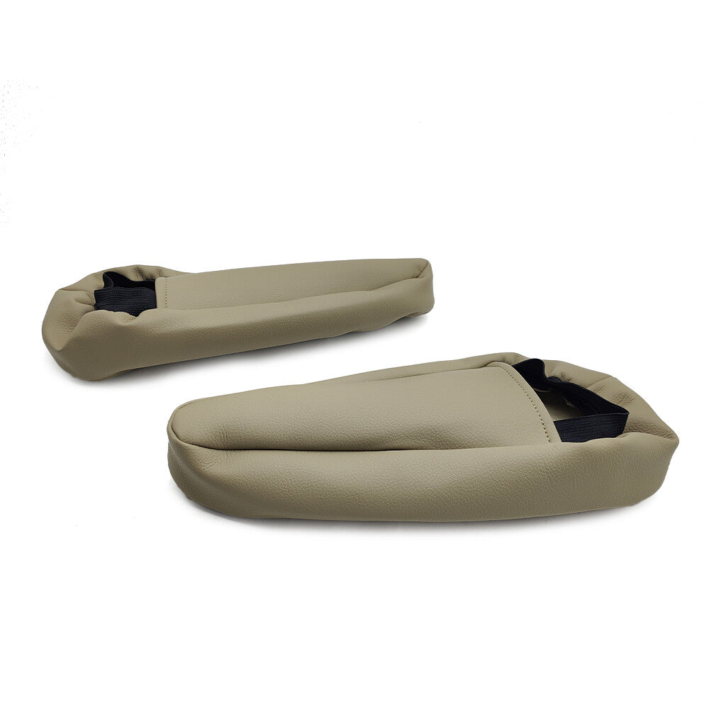 2pcs For 2003-2009 Lexus GX 470 Seat Armrest Leather Cover Beige Tan