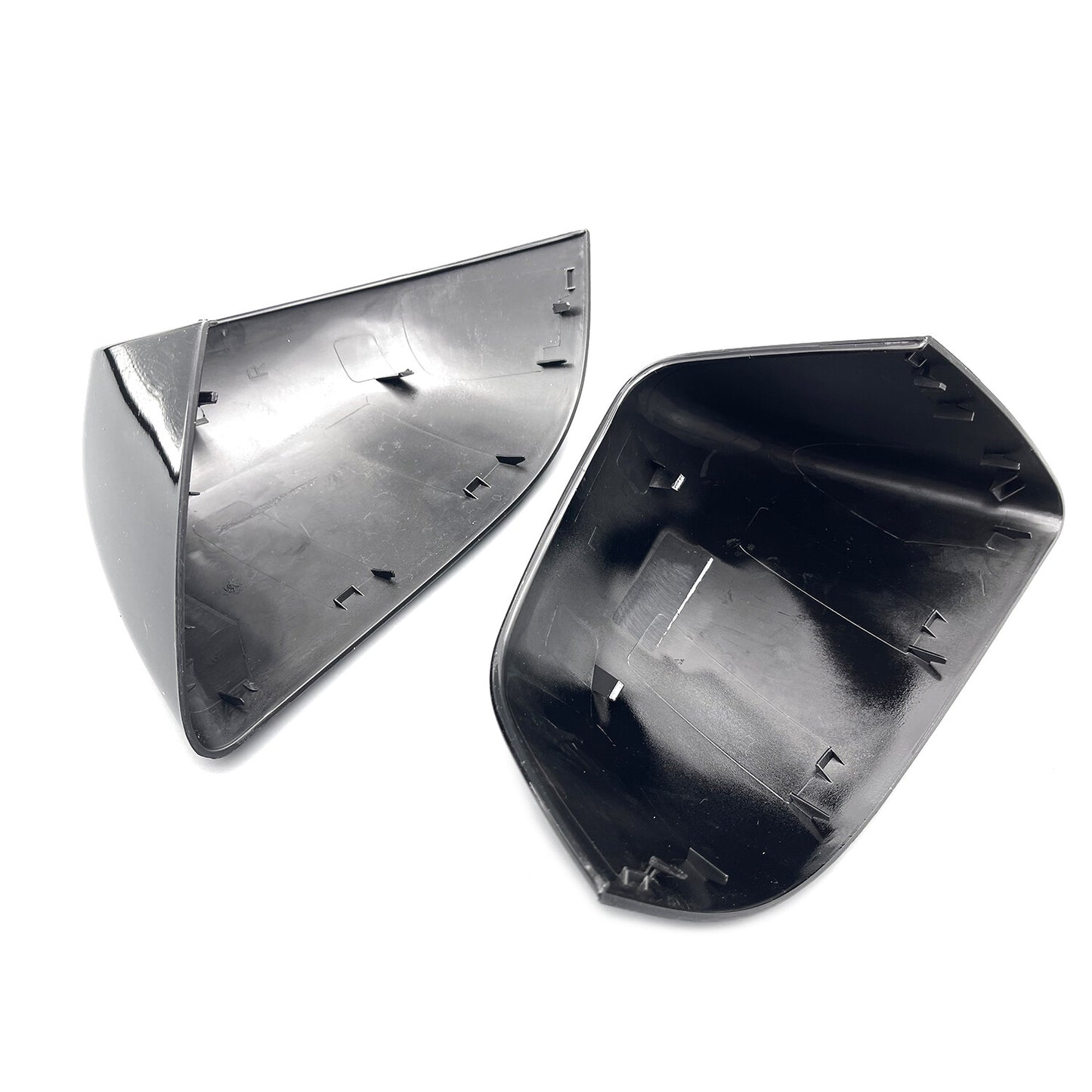 2X For Tesla Model y Left And Right Rear View Side Mirror Cover Skull Cap Black