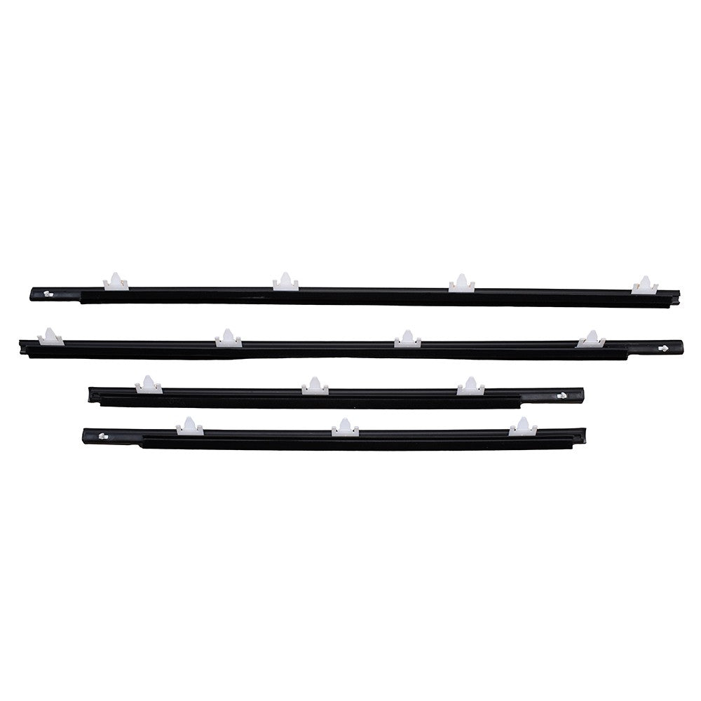 Front Rear Door Belt Glass Weatherstrip Seal For Nissan Sunny B13 Sentra Tsuru