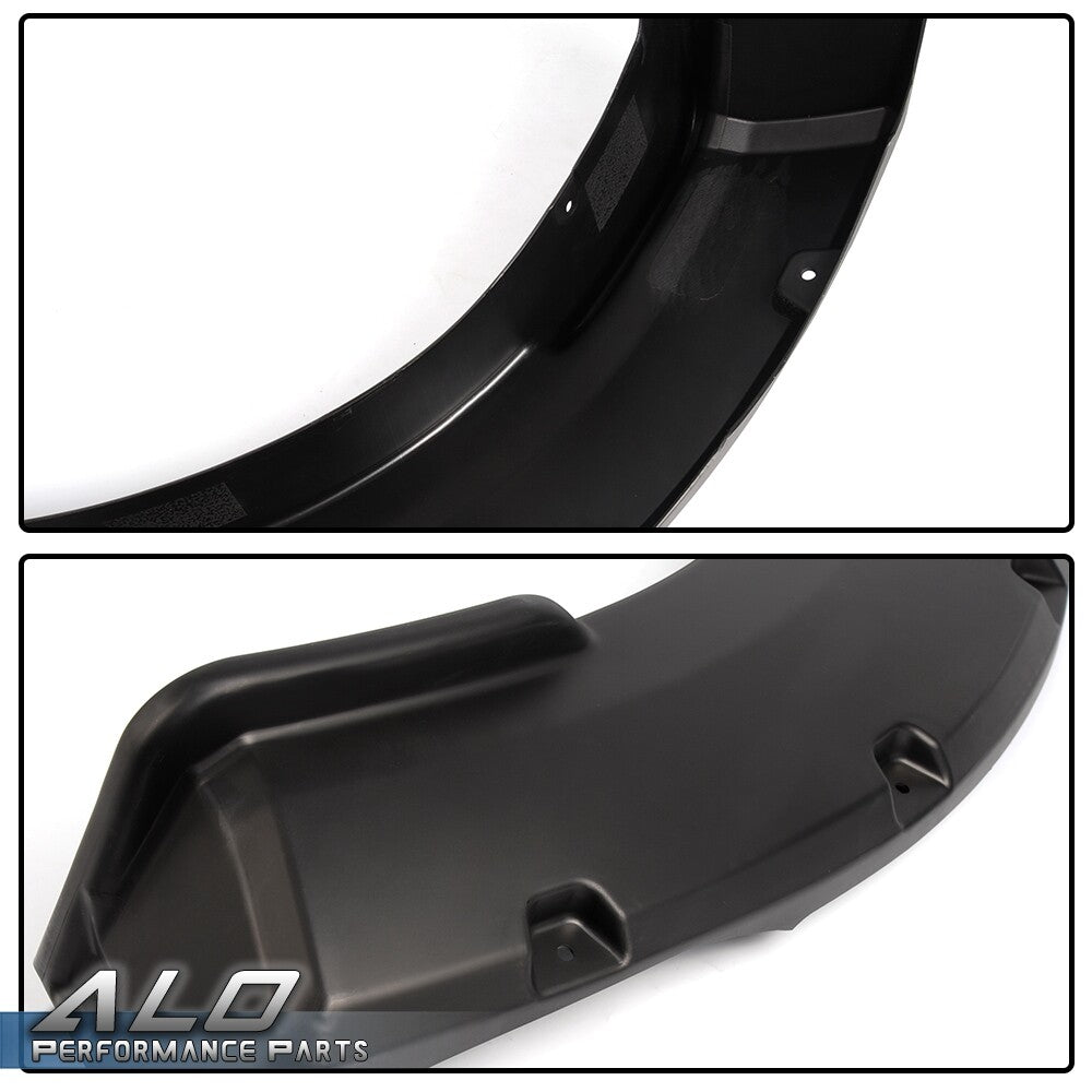 Solid Spare New Fit For Ford F150 2015 2016 2017 Black Pocket-Rivet Wheel Fender Flares