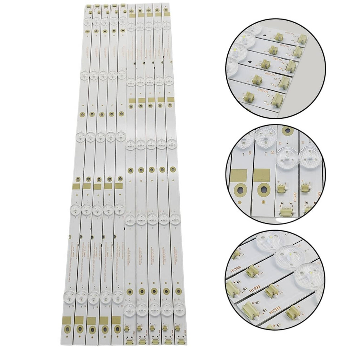 Solid Spare LED Backlight Strips For SHARP LC-55P6000U LC-55P6000B SVH550AL2 SVH550AL3