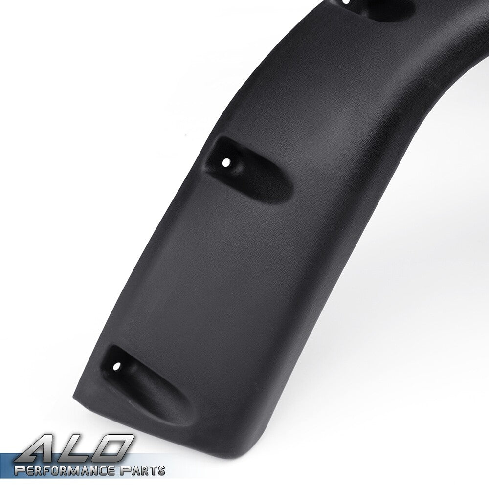 Solid Spare Wide Black Pocket Extended Fender Flares Kit Fit For 97-06 Jeep Wrangler TJ