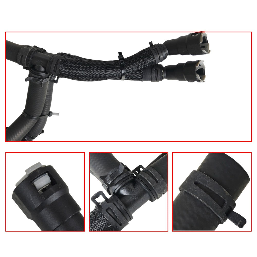 Engine Inlet Outlet HVAC Heater Hose Assembly FL3Z18472K For Ford F150 2015-2017