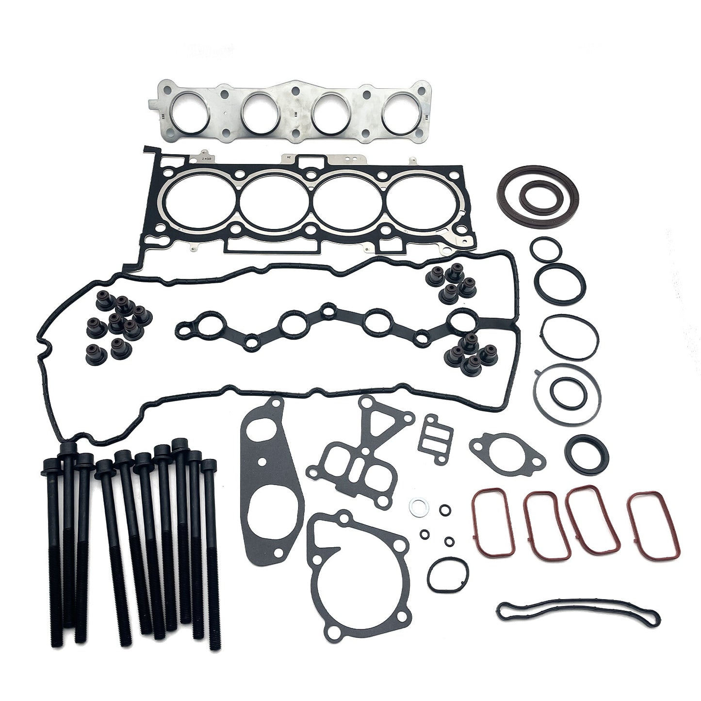 For Hyundai Sonata KIA Forte Soul G4KH 2.0L Engine Gasket Seal Kit w/ Head Bolts