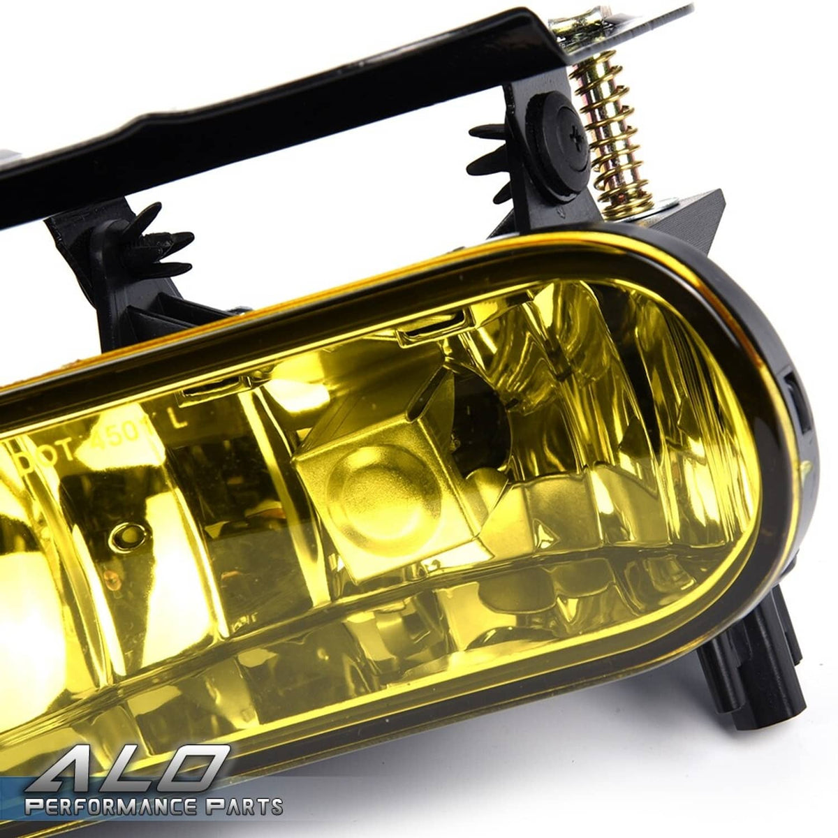 Solid Spare Fit For Cadillac Escalade 02-06 Bumper Replacement Fog Light Lamps Yellow Lens