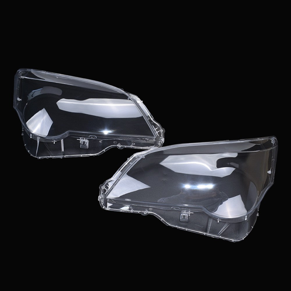Solid Spare A Pair Left & Right For Lexus GX460 2010-2013 Headlight Lens Cover+Sealant Glue