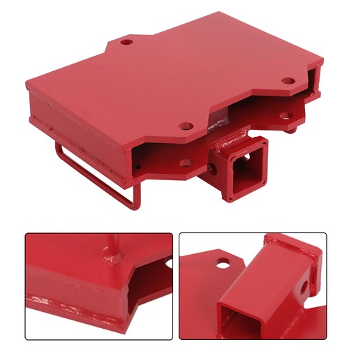 Solid Spare 2'' Forklift Trailer Hitch Receiver Tow Hitch Attachments for Dual Pallet Fork