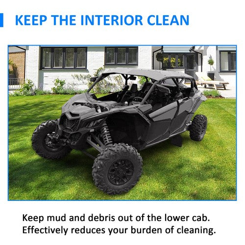 Solid Spare Extended Fender Flares Kit For Can Am Maverick X3/MAX Turbo R RR 2017-2025 2019