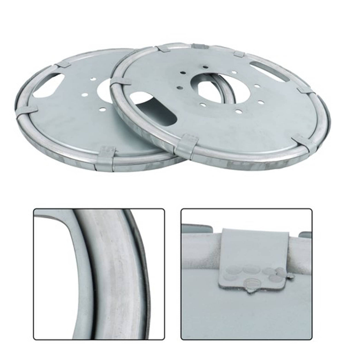 Solid Spare Set Of 2 Central Wheel Balancer For F350 F450 Pick-up Dually 400-425 2005+