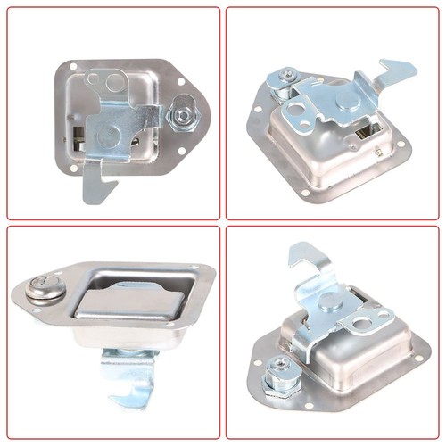 Solid Spare 4-3/8" 3-1/4" Latch Paddle Handle For RV Trailer 2 set Toolbox Lock Door Key
