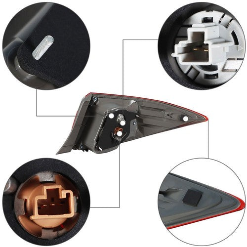 Solid Spare Taillights For Toyota Corolla 2014-2016 Tail Light Replacement Lamps Single Left