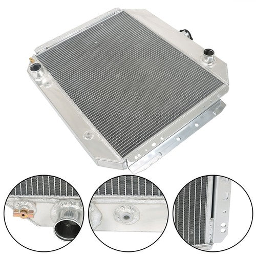 Solid Spare For Ford 1978 1979 Bronco 70-1978 1979 F-100/F-250/F-350 3 Row Aluminum Radiator