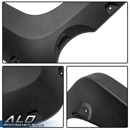 Solid Spare Pocket Rivet Style Fender Flares Fit For 2014-2018 Silverado 1500 5.8' Short Bed
