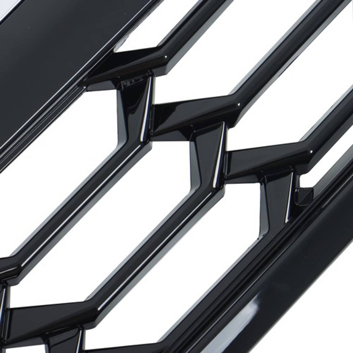 Solid Spare For Subaru Crosstrek 2018 2019 2020 Front Upper Grill Black with Chrome Molding