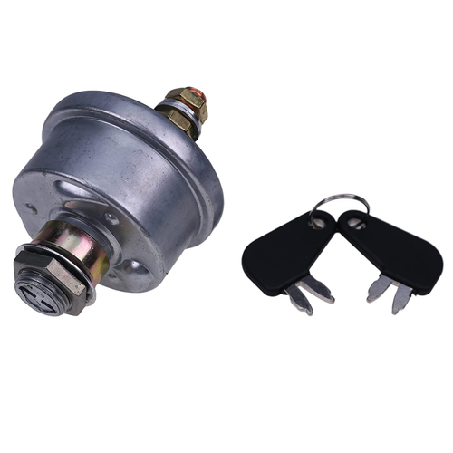 Solid Spare Master Disconnect 7N0718 7N-0718 Ignition Switch W/ 2 keys For Caterpillar Cat