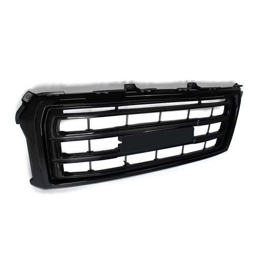 Front Bumper Grille Gloss Black For GMC Sierra 1500 2014 2015 SLT Style 23254463
