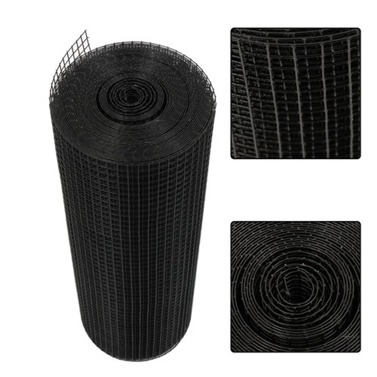 Solid Spare 24in×50ft 1/2Inx1/2In Hardware Cloth Chicken Wire Fence Vinyl Coated Welded Mesh