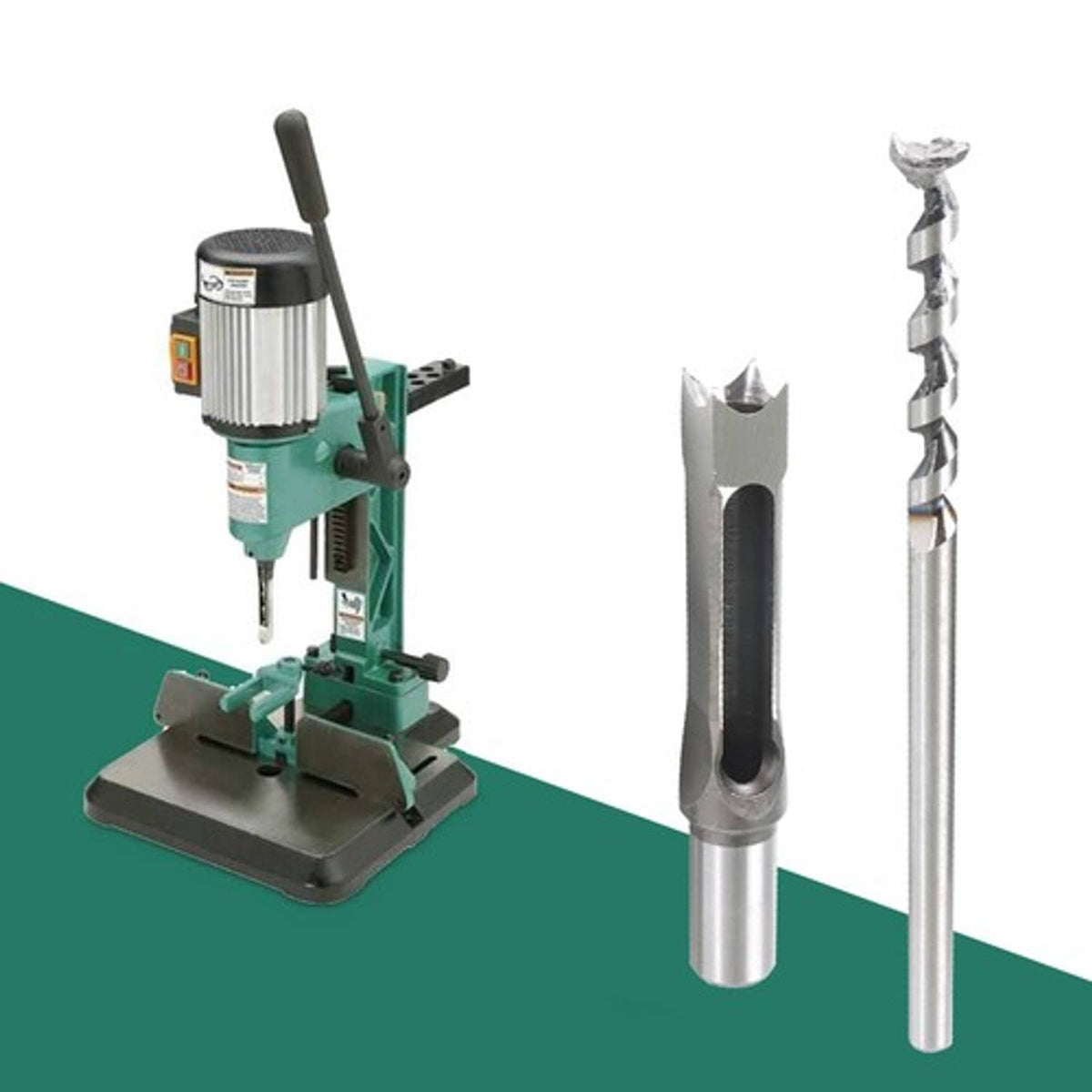 Solid Spare Square Hole Mortise Chisel Drill Bit Tools6.35mm/8mm/9.5mm/12.7mm/14mm/16mm 6Pcs