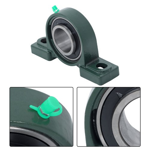 Solid Spare 1-3/4" Bore 2-Bolt 2Pcs UCP209-28 Pillow Block Bearing Self-Aligning Solid Base