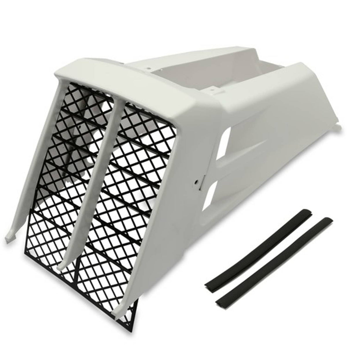 Solid Spare White Gas Tank Side Covers W/ Radiator Cover Grill for Yamaha Banshee 350 87-06