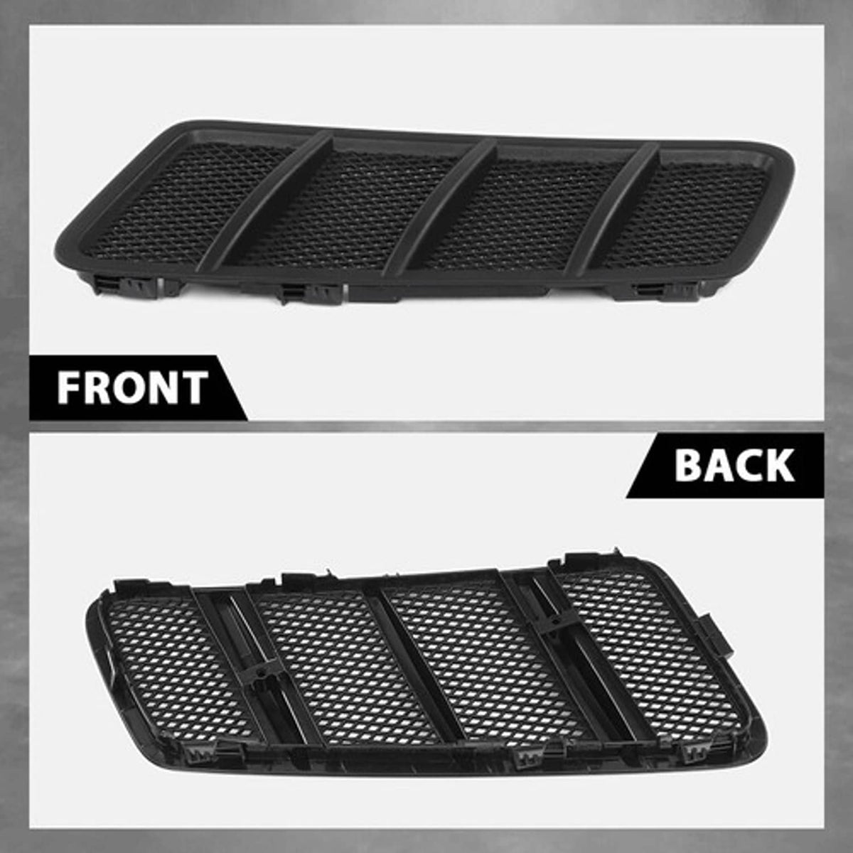 Solid Spare Hood Air Vent Grille Left & Right Fit For 12-15 Mercedes W166 ML /GL Class