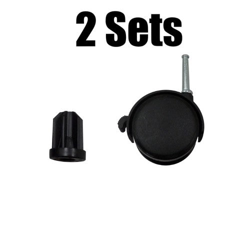 Solid Spare (2) Weber 306414 Caster Wheel with Insert