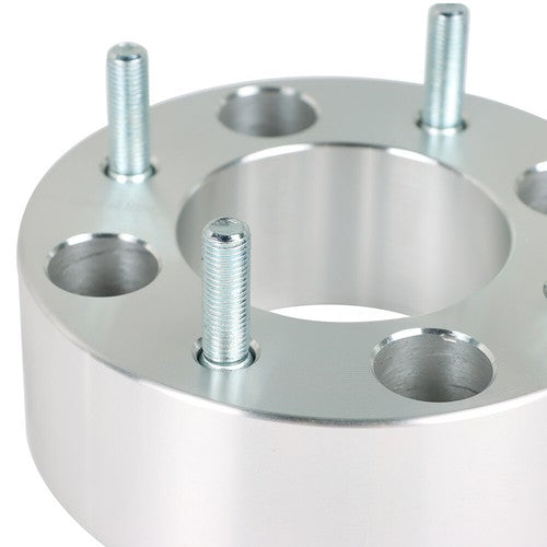 Solid Spare Wheel Spacers For Honda Rincon 680 4x110 2" 74mm M10x1.25 Silver X2