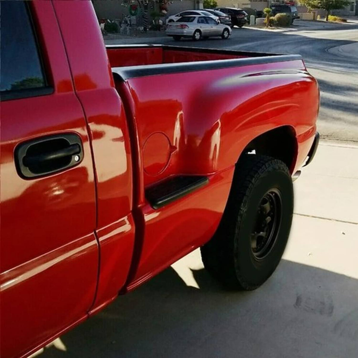Solid Spare For 1999-2005 2003 Chevy Silverado GMC Sierra 1500 Stepside LH RH Bed Rail Caps
