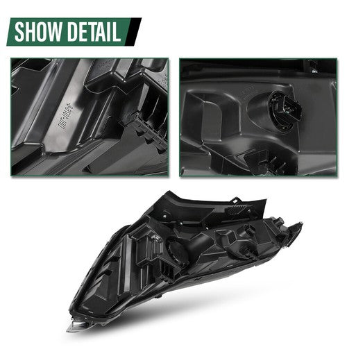 Solid Spare LED DRL Headlights Assembly Fit For 21-24 Hyundai Tucson Left+Right Side