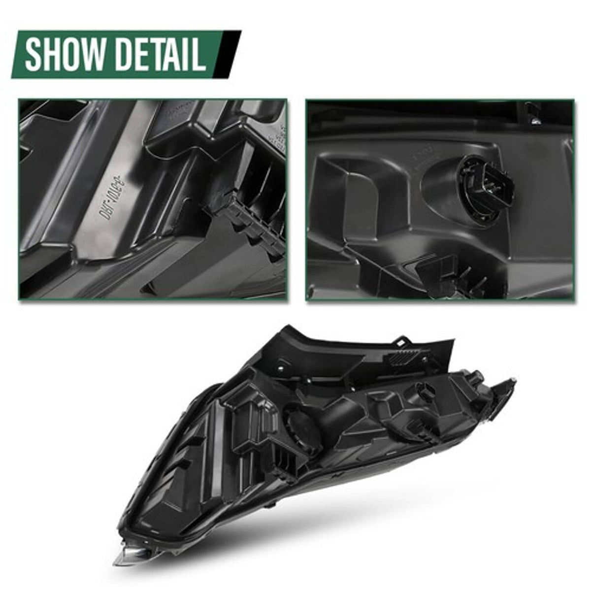 Solid Spare LED DRL Headlights Assembly Fit For 21-24 Hyundai Tucson Left+Right Side