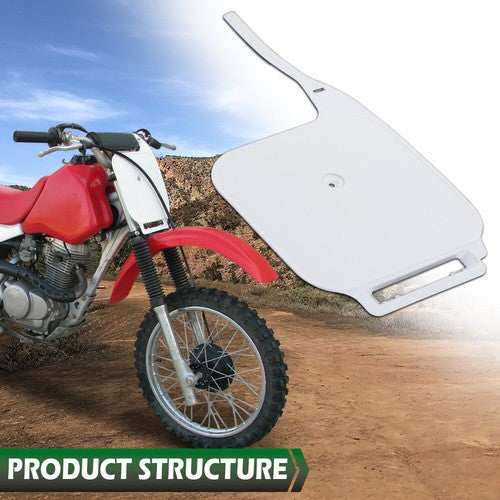 Solid Spare Fit For 1987-2000 Honda XR70R XR80R XR100R Front Number Plate 61136-GN1-000ZE