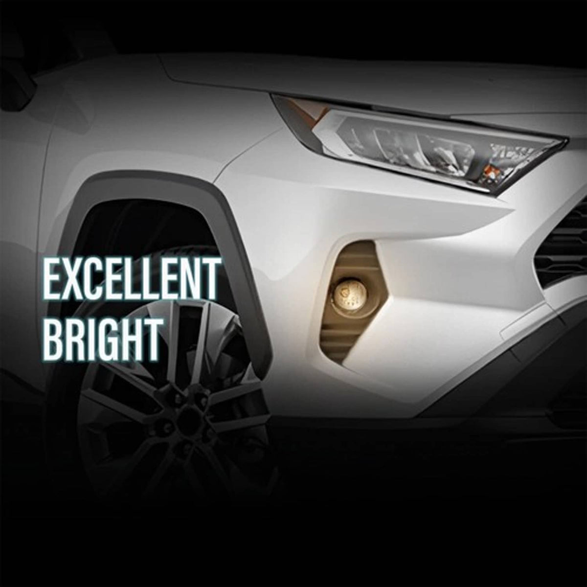 Solid Spare Fit 2014-2018 Toyota 4Runner/2016-2019 RAV4 Front Halogen Fog Lights Lamps Pair