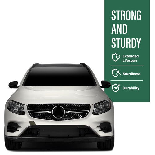 Solid Spare Fit For 2016-2018 Mercedes-Benz X253 GLC-Class Front Bumper Tow Hook Eye Cover