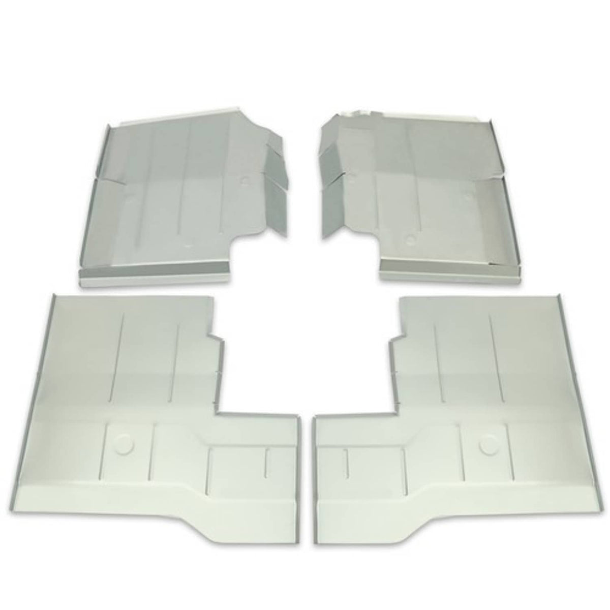 Solid Spare Front & Rear Floor Pans 4PC Kit For Jeep CJ7 CJ8 Scrambler & YJ Wrangler 76-96