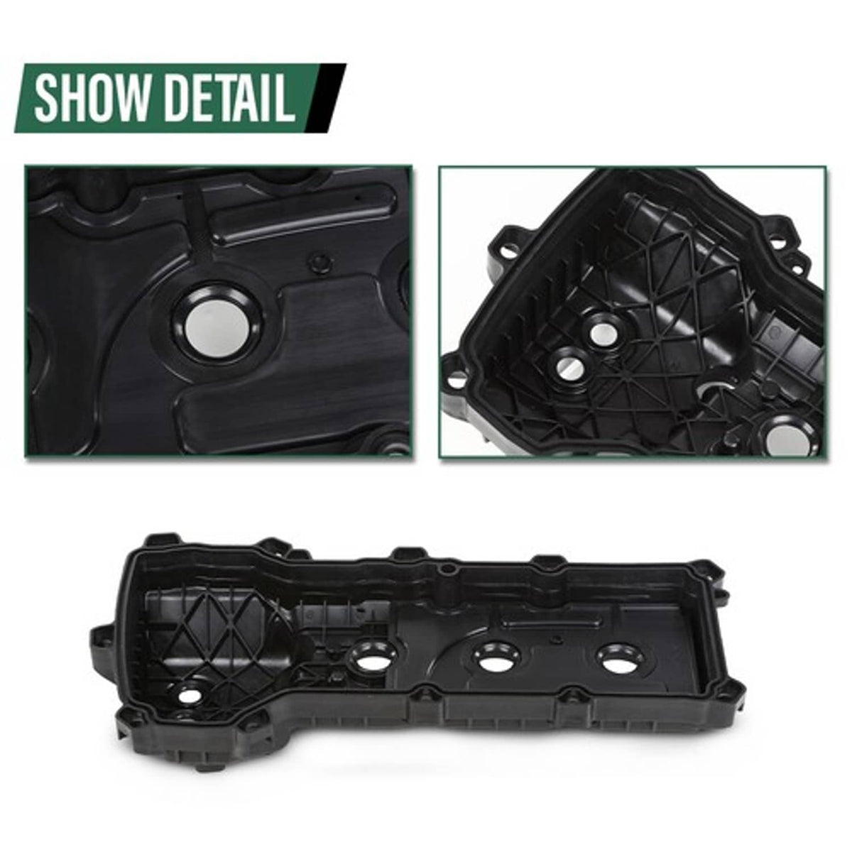 Solid Spare Engine Valve Cover w/ Gasket Fit For Ford Explorer F-150 Taurus 3.5L 3.7L DOHC