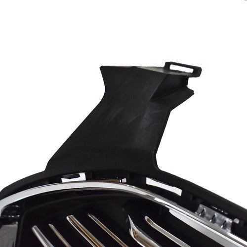 Solid Spare New For Ford Fusion 2013-2016 2pcs Chrome Grill Front Upper & Lower Grille Kit