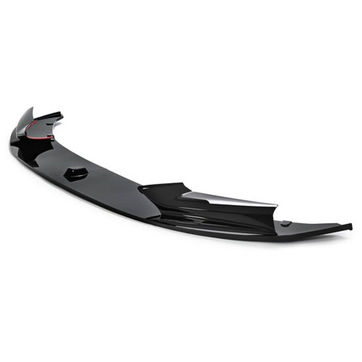Solid Spare Front Bumper Lip Spoiler Splitter For 11-16 BMW F10 5 Series M Sport Gloss Black
