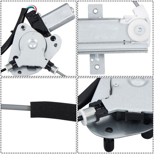 Solid Spare For Honda Pilot 2003-2008 Power Window Regulator Front Left with Motor 748-129