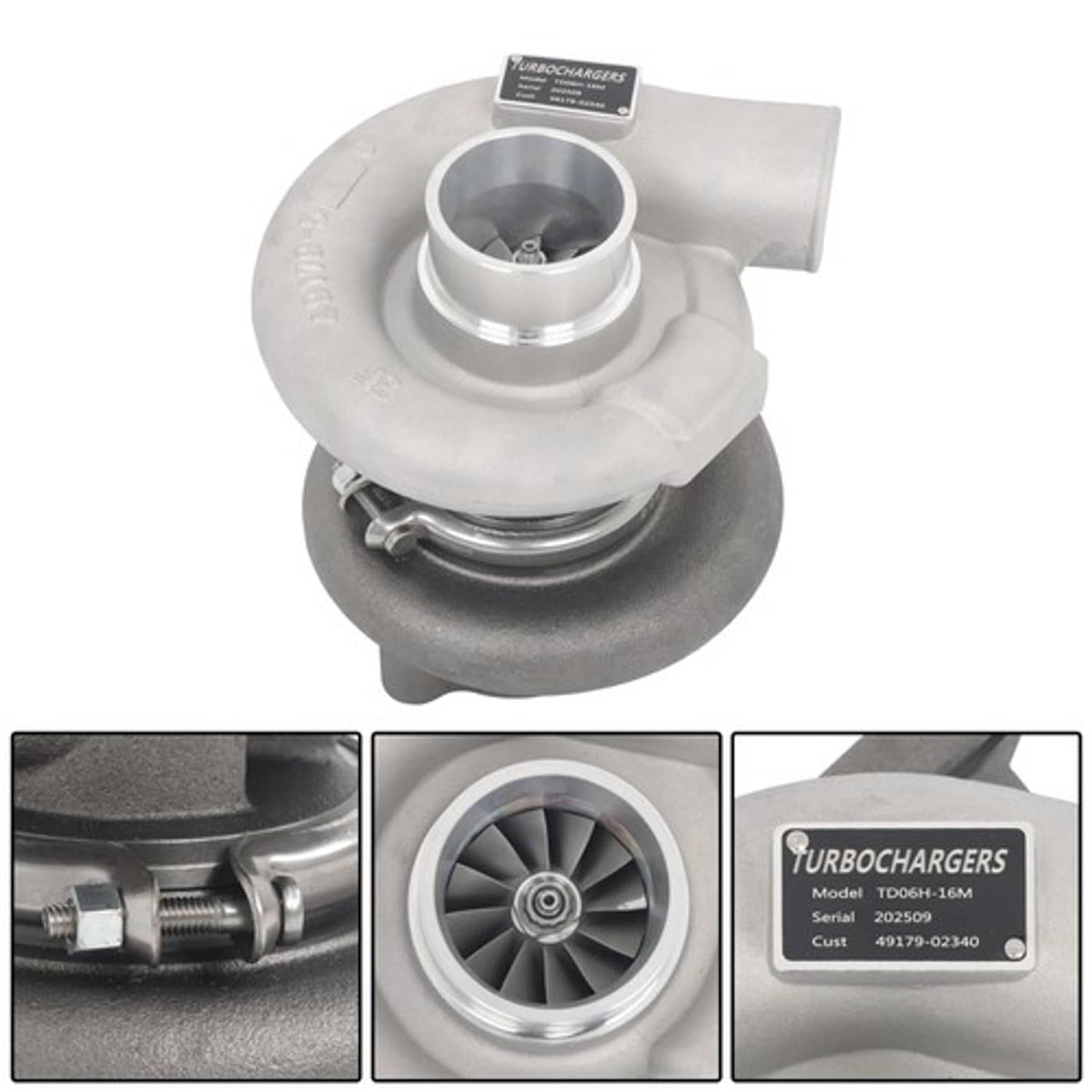 Solid Spare Turbocharger 5I-8018 49179-02340 for Caterpillar 320 3306 For Mitsubishi S6K