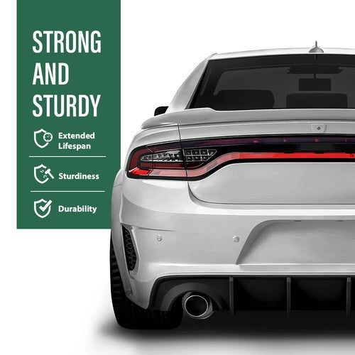 Solid Spare For 15-23 Dodge Charger SRT Factory Style Rear Diffuser Bumper Lip Lower Valance