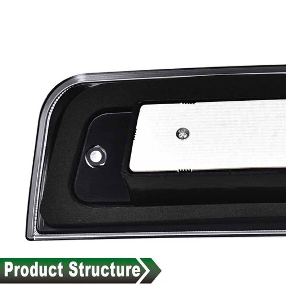 Solid Spare Fit For 2009-2018 Dodge Ram 1500 2500 3500 Clear LED 3rd Brake Light Cargo Lamp