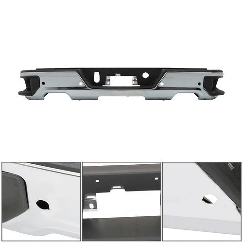Solid Spare W/ Vent And Sensor Hole Auto Rear Bumper Metal For Chevrolet 2019-2023 &GMC NEW