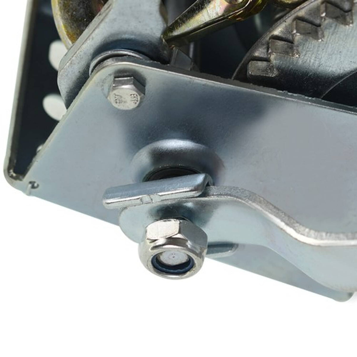 Solid Spare Manual Crank Winch & Boat Winch 1500 lbs With 5.0mm*10m Rope New Silvery