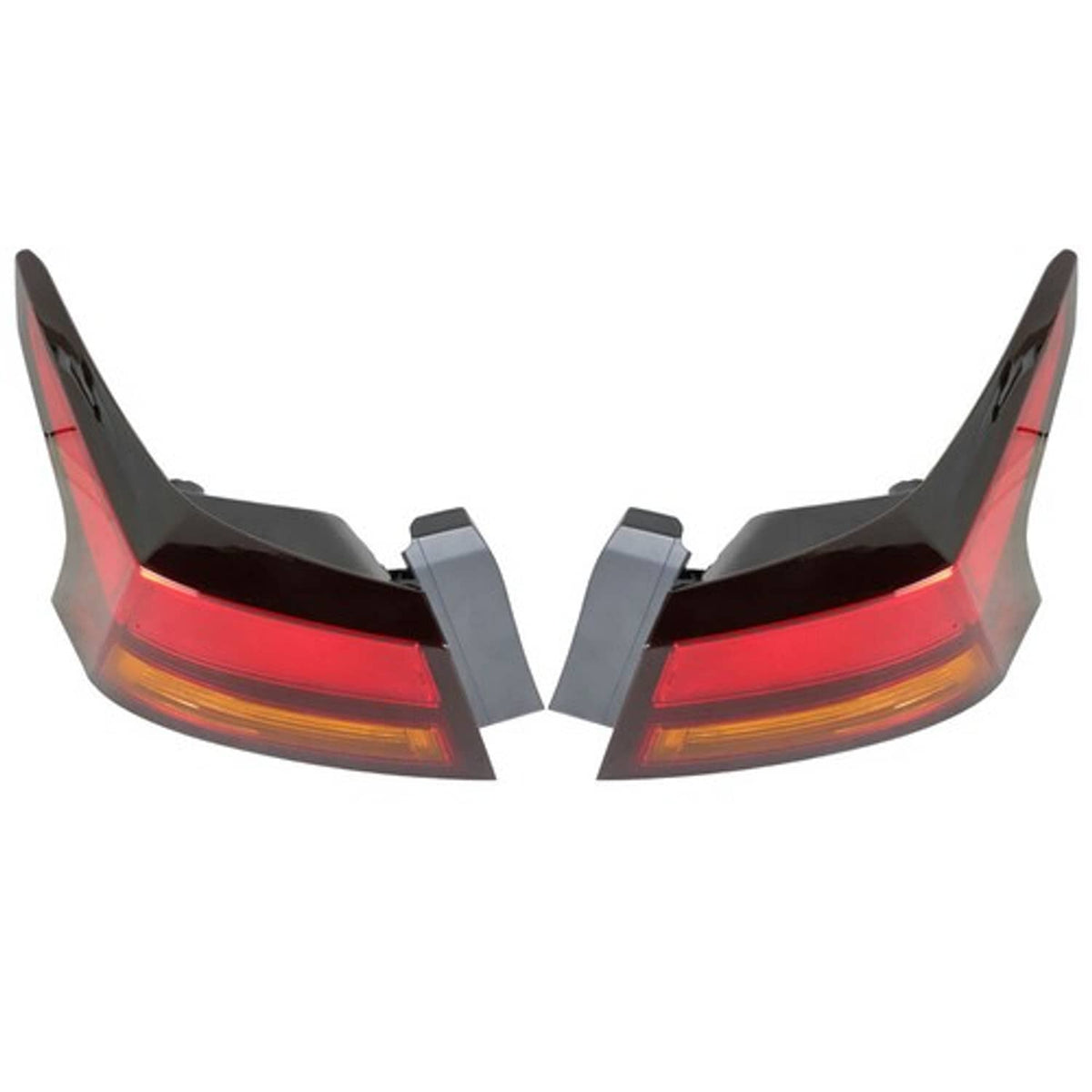 Solid Spare Fit For Nissan Altima 2019-2020 Red Driver & Passenger Rear Brake Tail Lights
