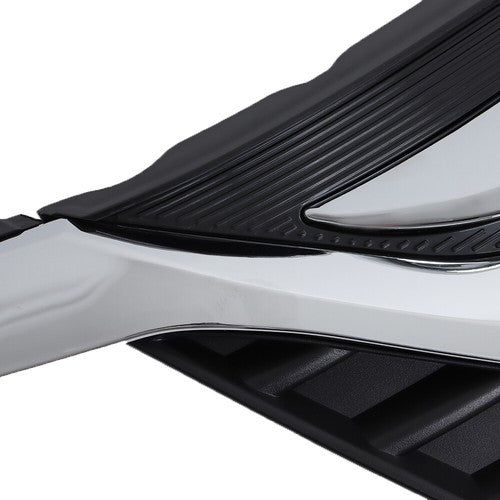 Solid Spare Front Upper Grille Bumper Grill Chrome Headlight Eyelid For 18-21 Honda Odyssey