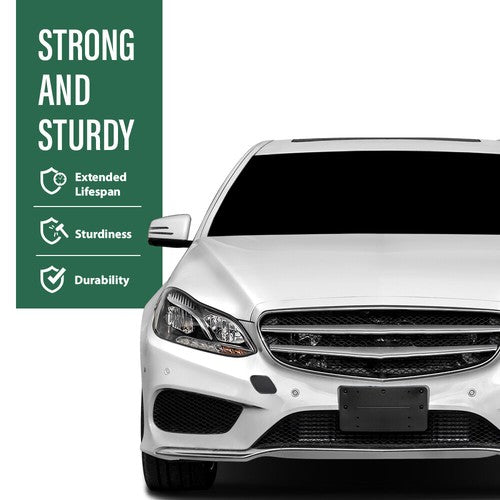 Solid Spare Fit For 14-16 Mercedes W212 E250 E350 E400 E550 Front Bumper Tow Hook Eye Cover