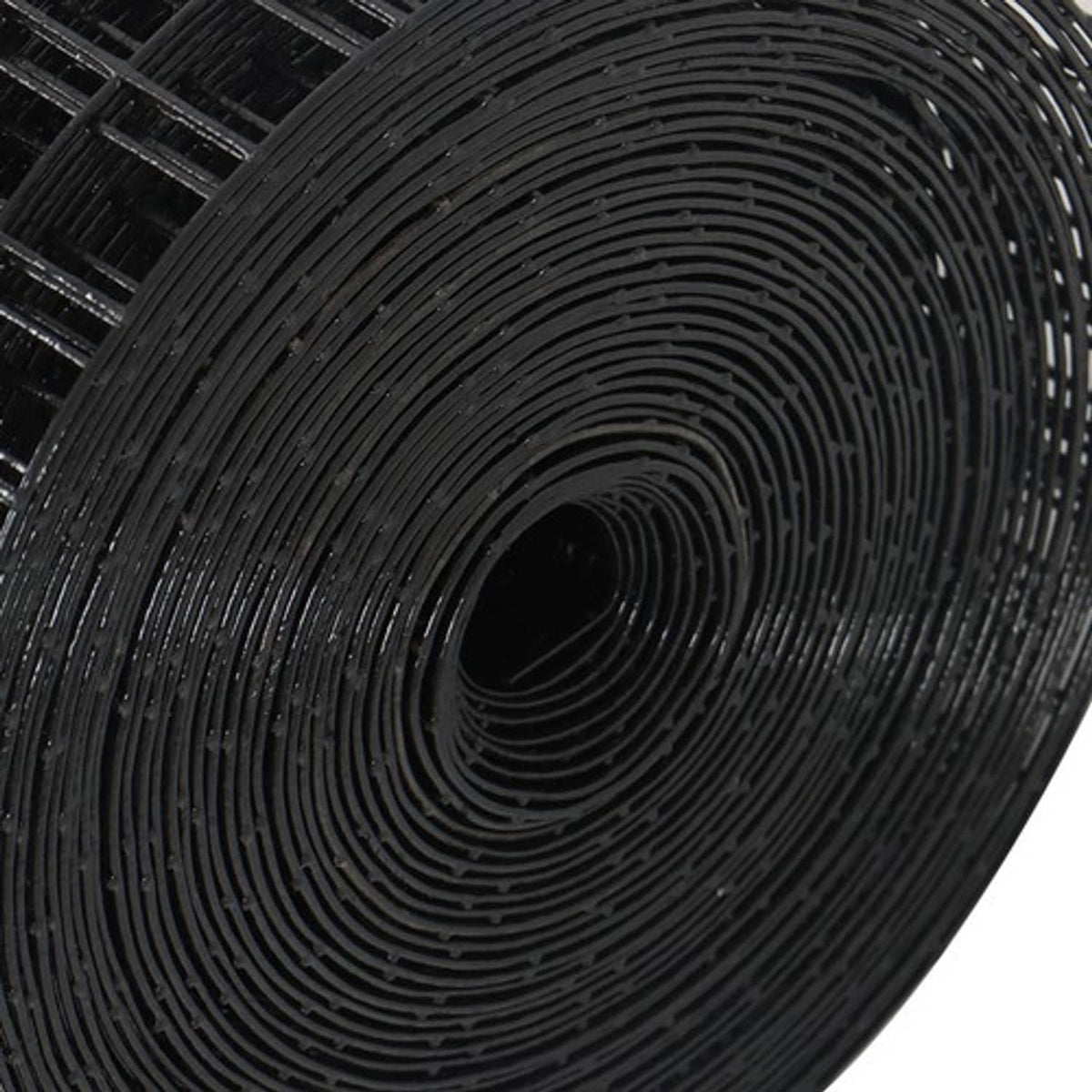 Solid Spare Welded Wire Fence Vinyl Coated Chicken Rabbit Mesh 1"x1" 16 Gauge 24"x50'