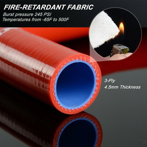 Solid Spare Fit For 38mm -64mm 90 Degree Tube Turbo Silicone Elbow Coupler Piping Hose